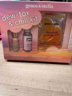 grace & stella Pink Dew-Tox & Chill Kit Trio